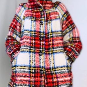 Free People fuzzy coat